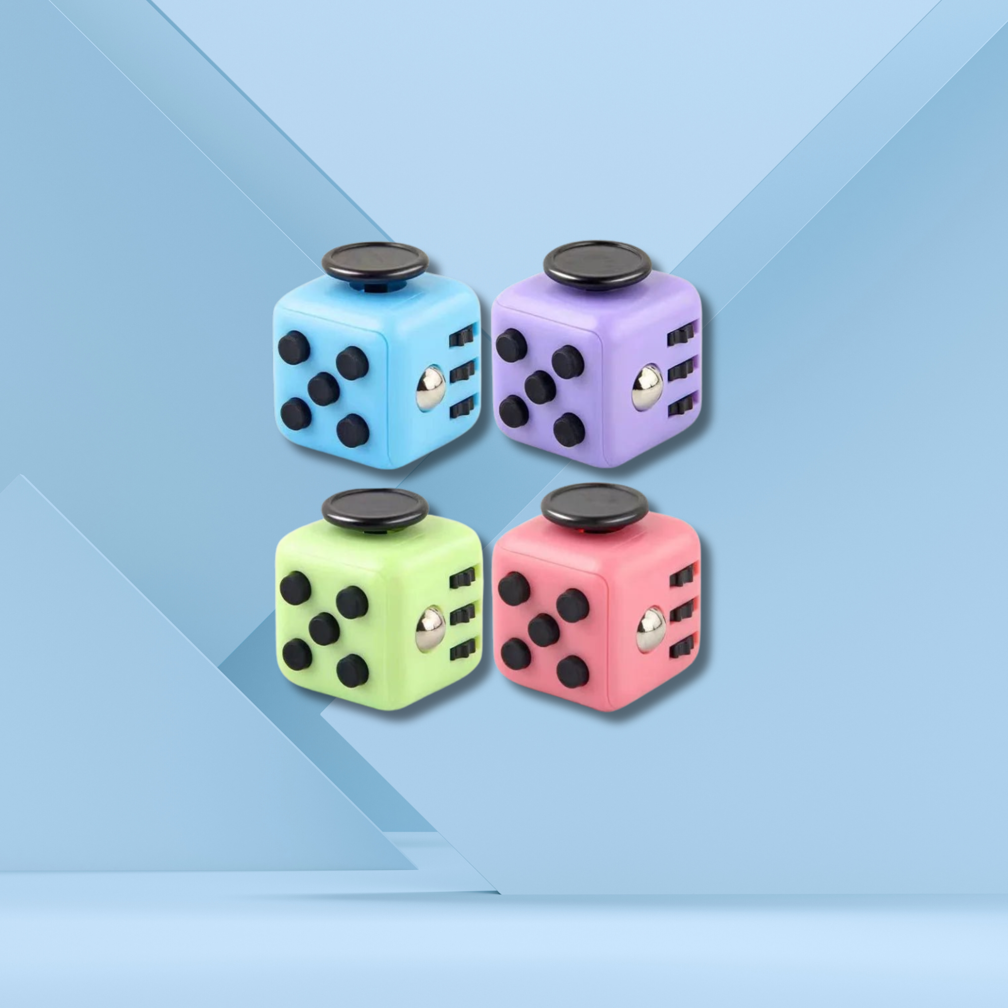 Fidget Cube TDAH – Cube anti-stress pour mains agitées
