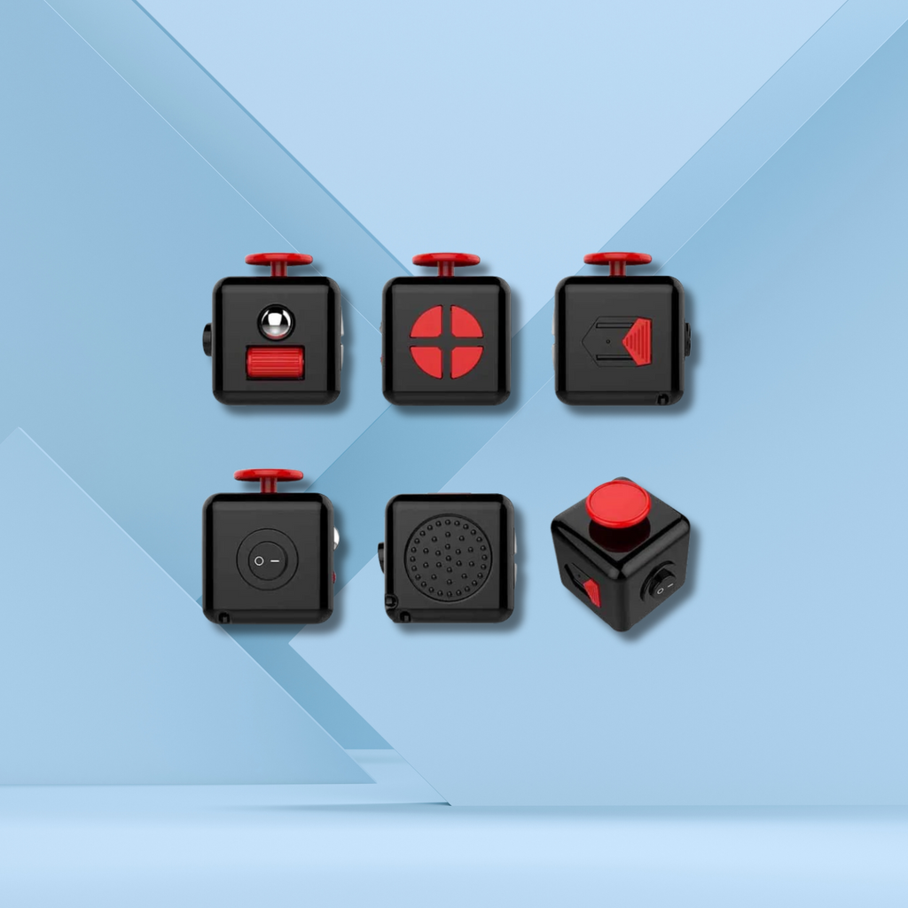 Fidget Cube TDAH – Cube anti-stress pour mains agitées