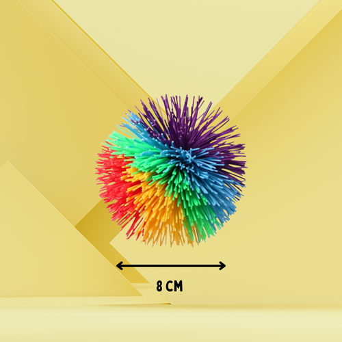 Balle sensorielle Koosh – Douce, colorée, apaisante