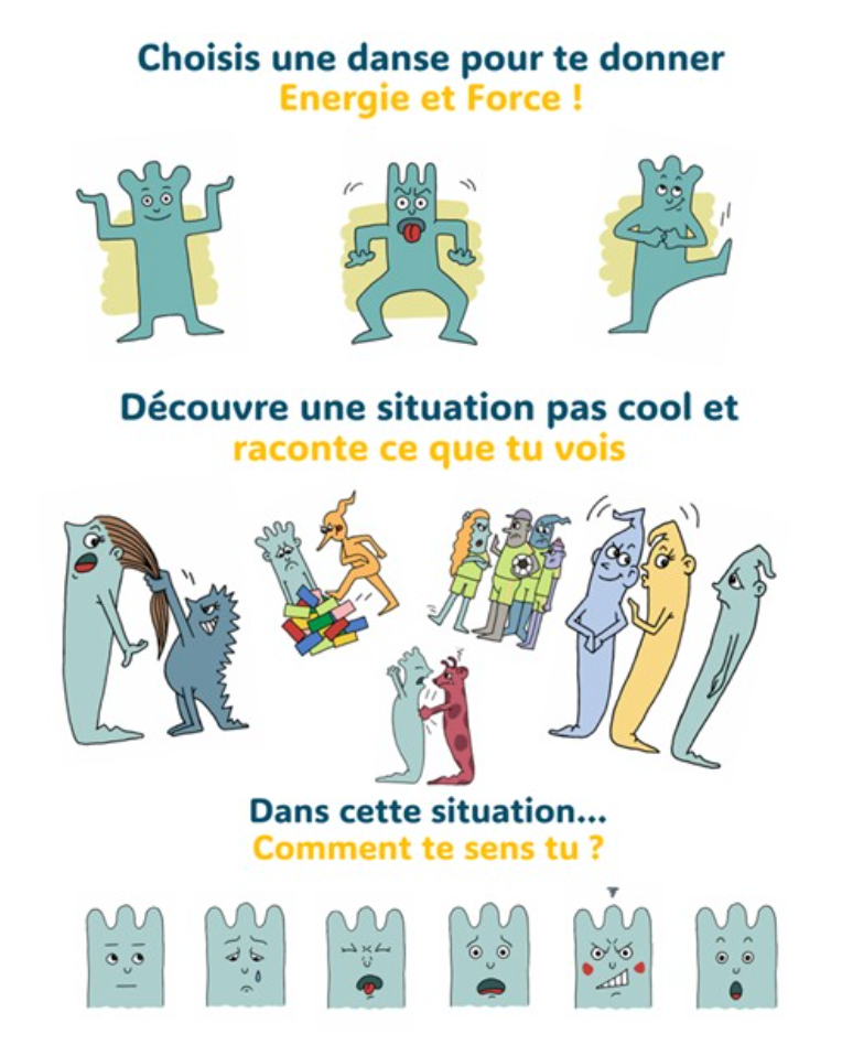 Jeu cartes émotions harcèlement : affirme-toi 4-8 ans