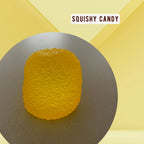 Squishy Candy orange à la texture granuleuse, fidget sensoriel à presser