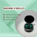 Bouchons d'oreilles anti-bruit réglables TDAH avec boîtier de rangement : réduction du bruit ajustable, meilleure concentration, confort et discrétion