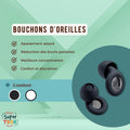 Bouchons Anti-Bruit TDAH Ado/Adulte | Calme & Concentration
