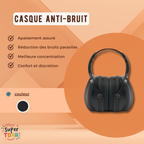 Casque anti-bruit adulte TDAH - calme et concentration
