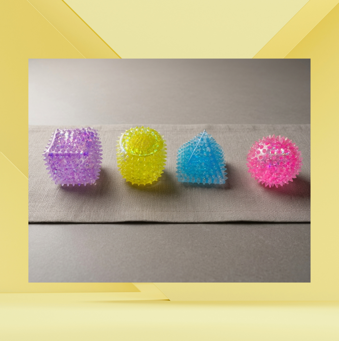 balles alignées sensorielles à picots