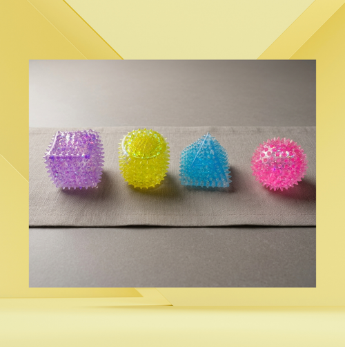balles alignées sensorielles à picots
