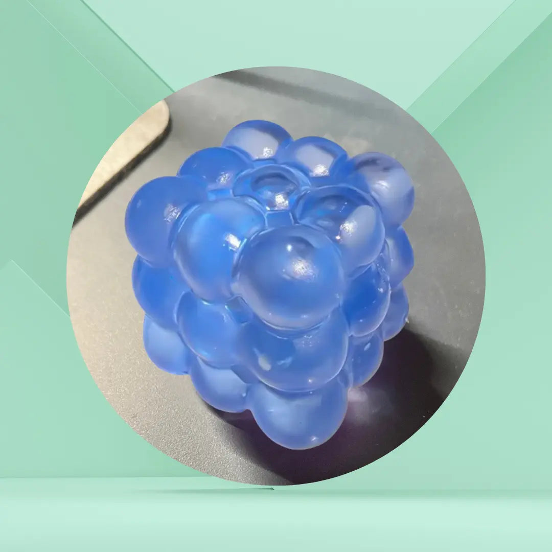 Carré Squishy maltose bleu – fidget à presser anti-stress pour enfants TDAH et troubles sensoriels
