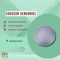 Pack scolaire TDAH – coussin sensoriel gris inclus dans le pack pour la concentration en classe