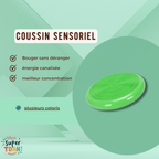 Coussin sensoriel d’équilibre - Canalise l’énergie & améliore la concentration