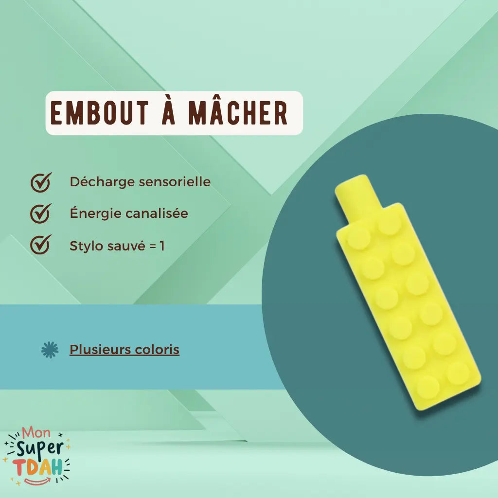 Embout à Mâcher TDAH - Régulation Sensorielle et Calme