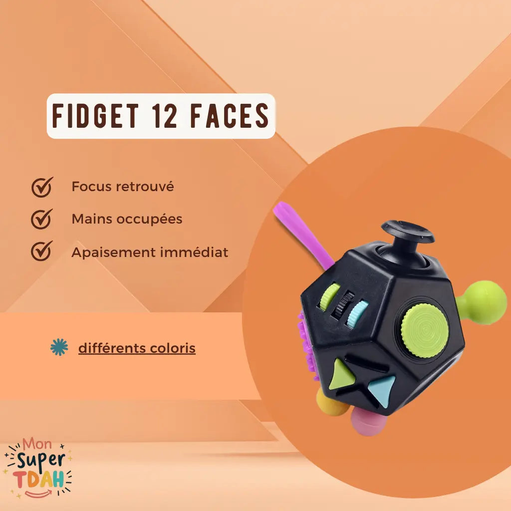 fidget 12 faces – Pour ados et adultes