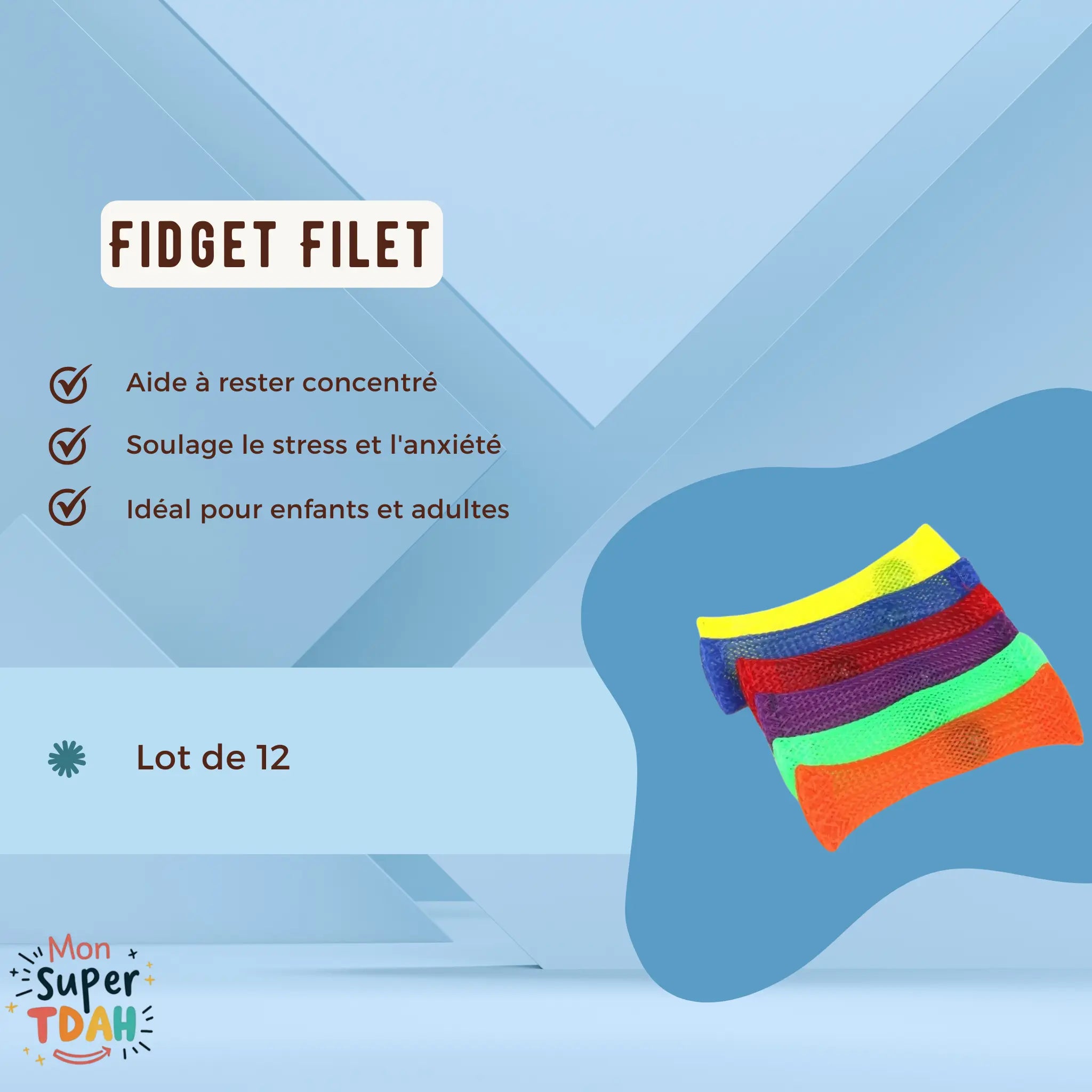 Filet sensoriel avec bille – Pour apaiser les mains agitées