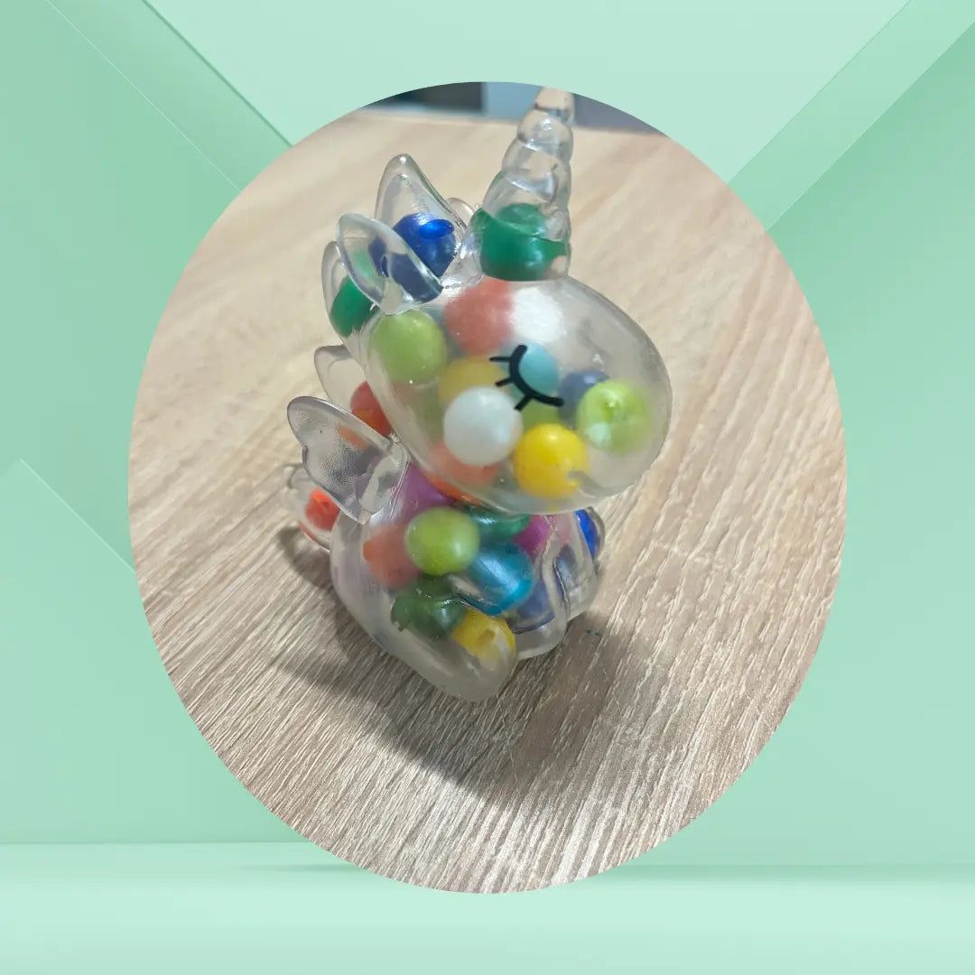 Licorne Anti-Stress TDAH - Billes Sensorielles Apaisantes