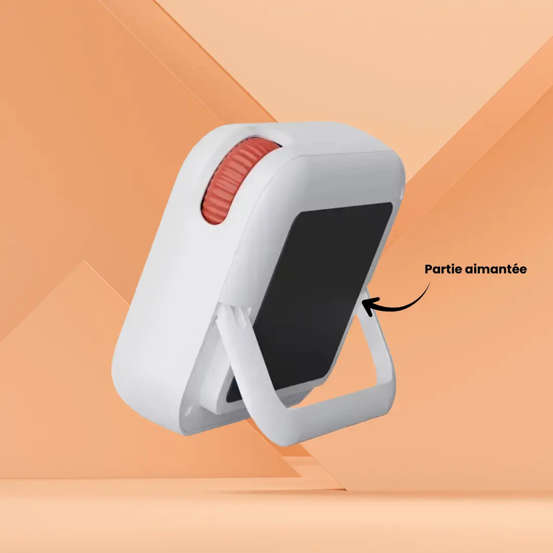 Partie aimantée du minuteur visuel TDAH – se fixe facilement sur un tableau blanc ou un frigo pour une utilisation au quotidien
