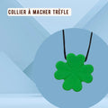 collier trèfle vert