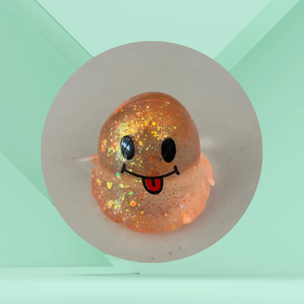Squishy fantôme anti-stress, jouet fidget en forme de fantôme pour canaliser l'agitation