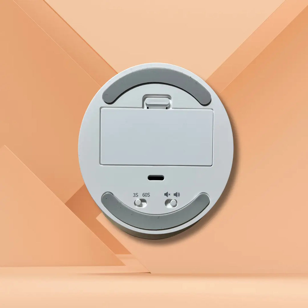 timer visuel vu de dos avec réglages