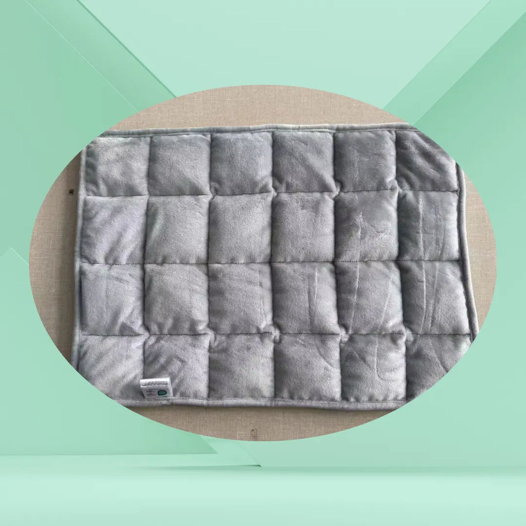 Tapis lesté – verso et détail du tissu